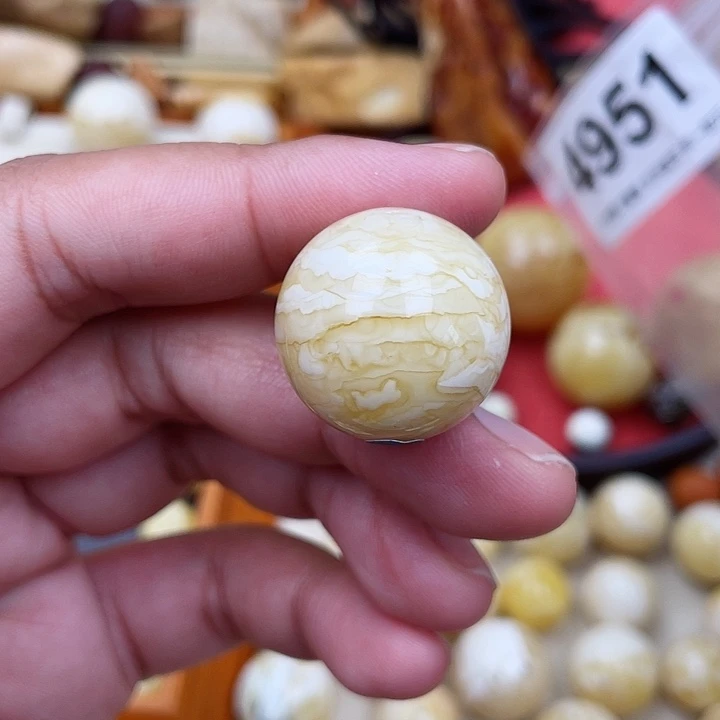 蜜蜡未镶嵌珠宝奇石粉沙眼22.5虎皮