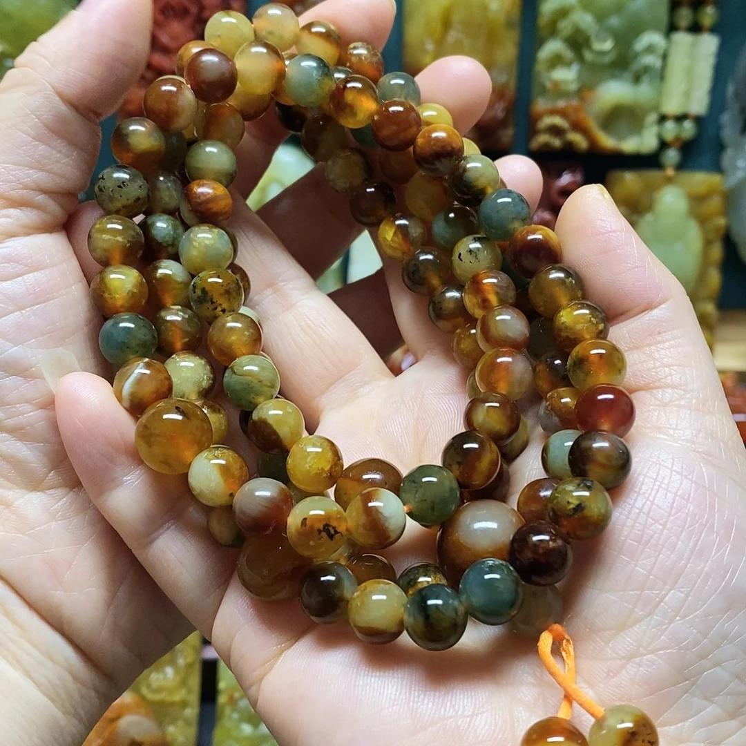 蛇纹石玉未镶嵌手串