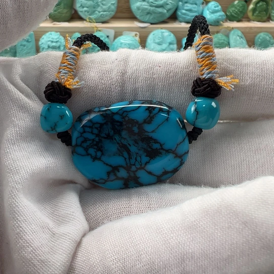 未镶嵌绿松石随形22mm