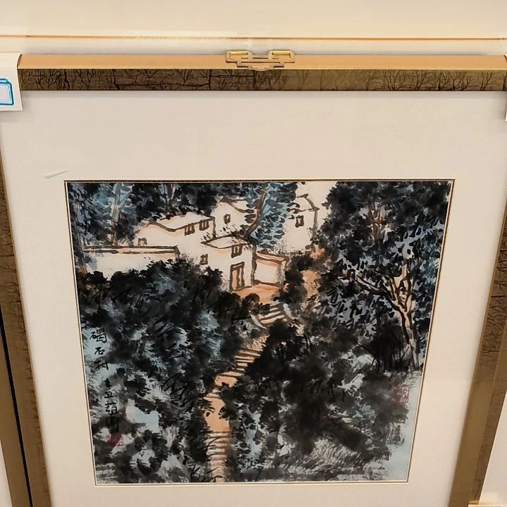 国画画作精品带框发2平尺