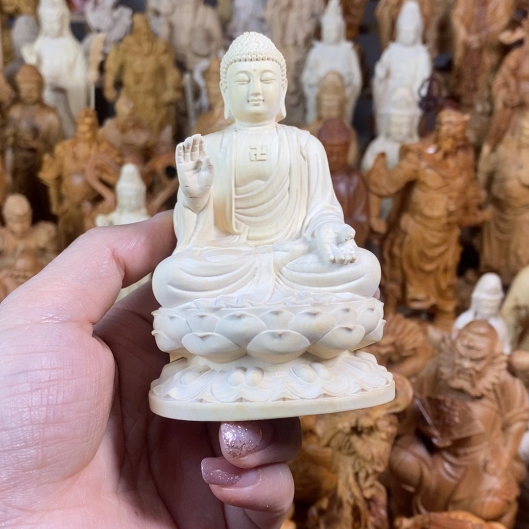 木黄杨10高大日如来微瑕