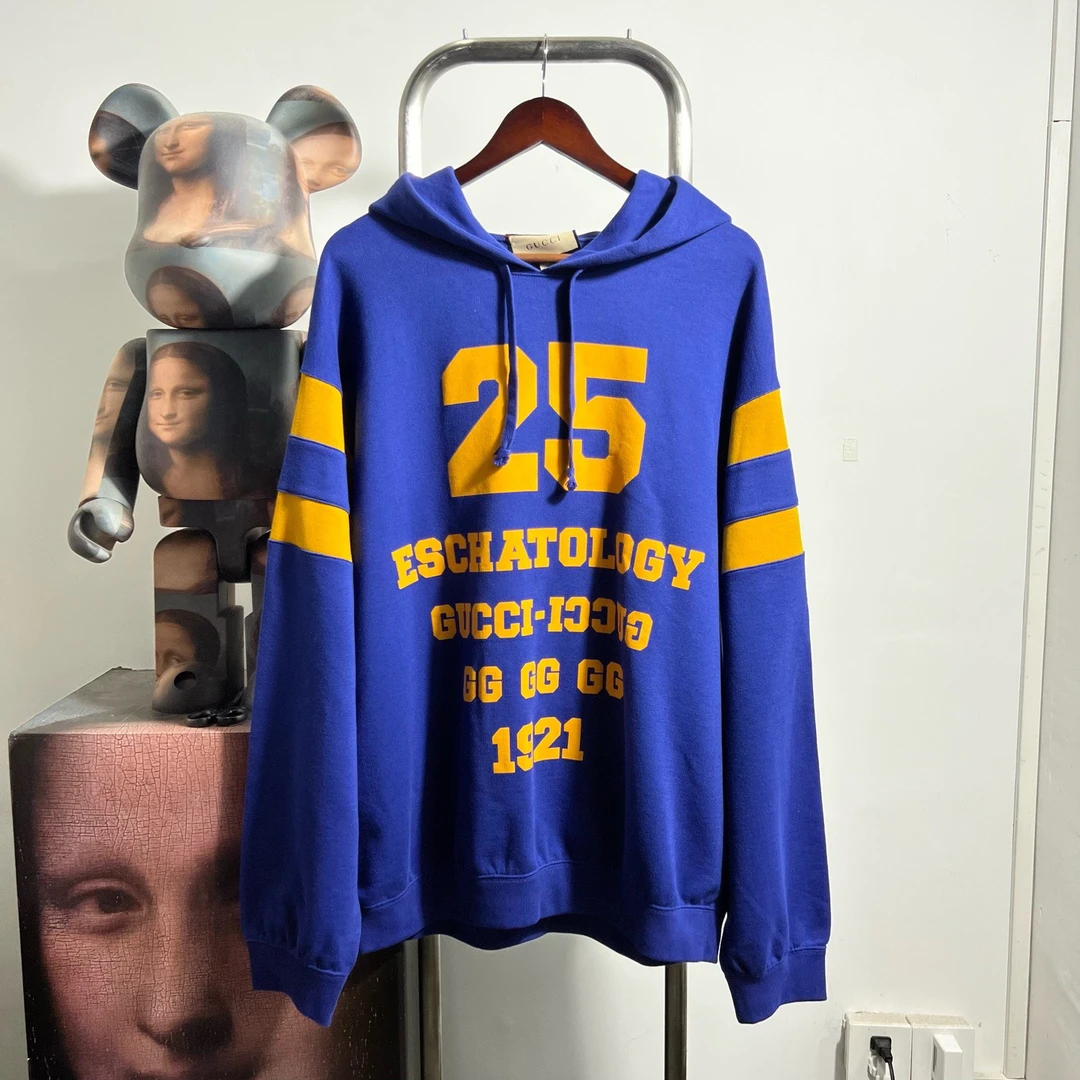 99新 GUCCI/古驰 字母logo帽衫 U1804尺码：XL胸围68衣长76