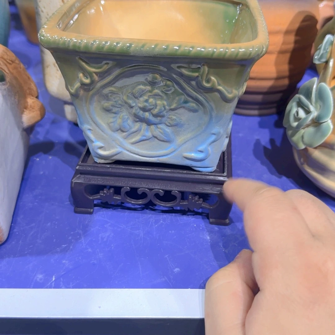 紫砂花盆粗陶盆醋