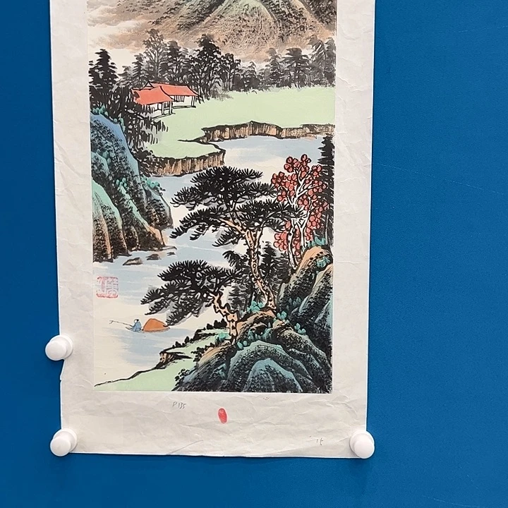 国画姜国华雅昌白书原作！