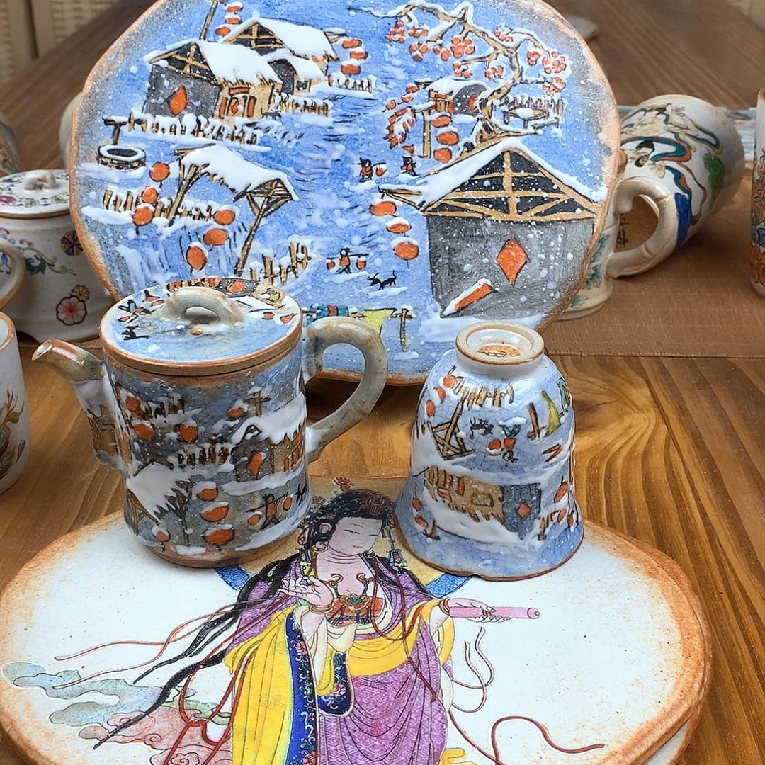 如***雪杯景德镇陶瓷手作