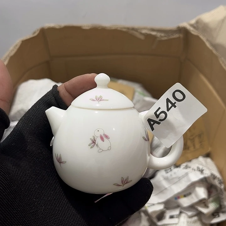 瓷片茶摆件工艺品摆件666