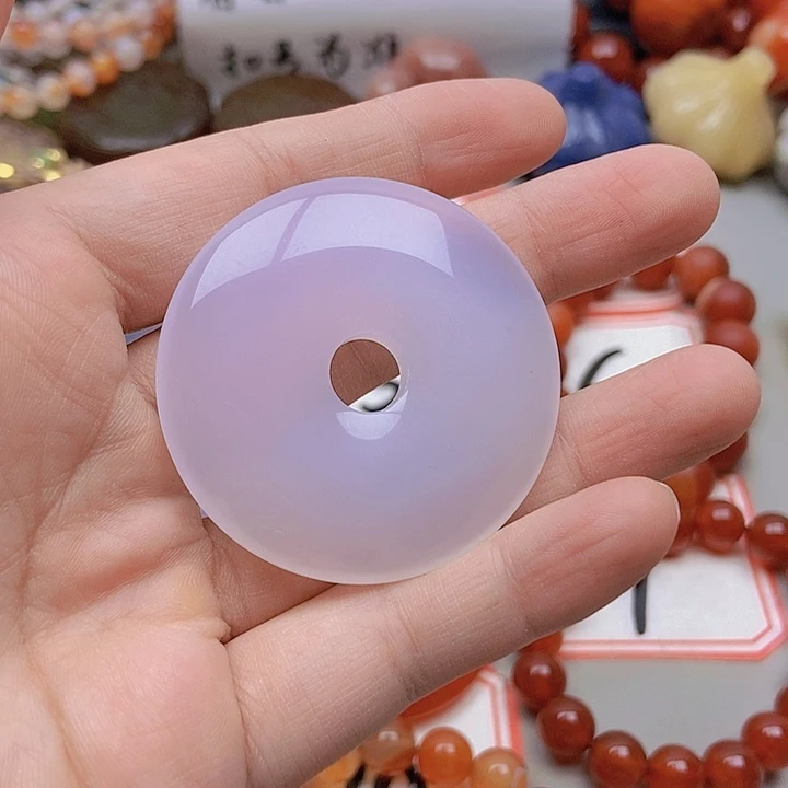 【闪购商品】未镶嵌玛瑙/玉髓珠宝半成品兜*爸
