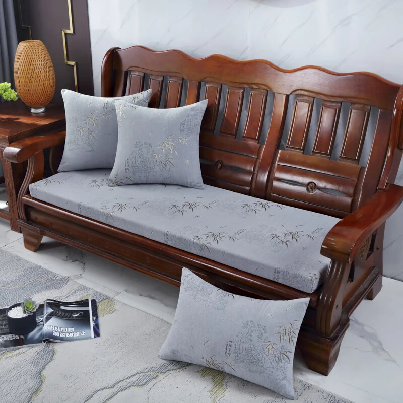 老式红木实木沙发垫坐垫加厚海绵可拆洗防滑单三人春秋冬联邦椅