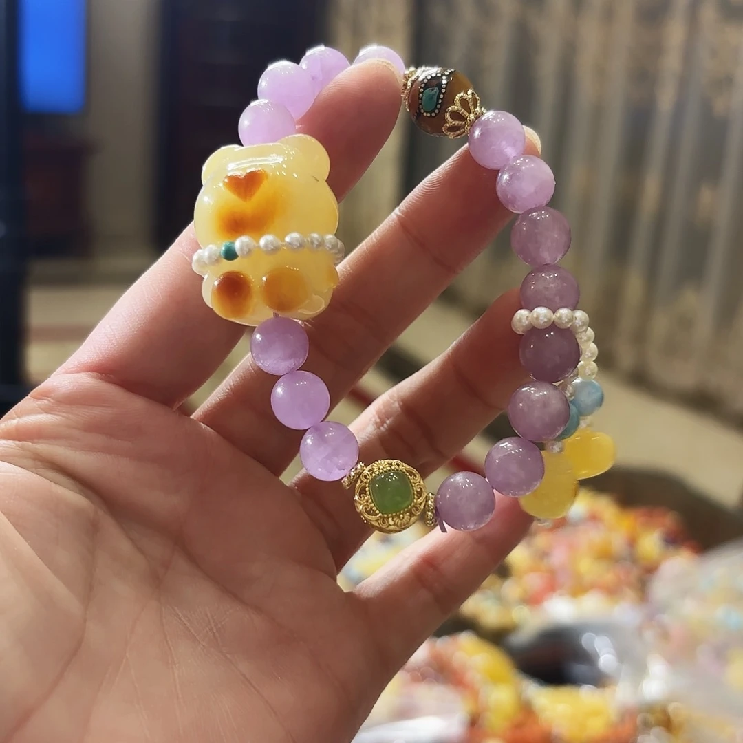 琥珀戒指未镶嵌琥珀