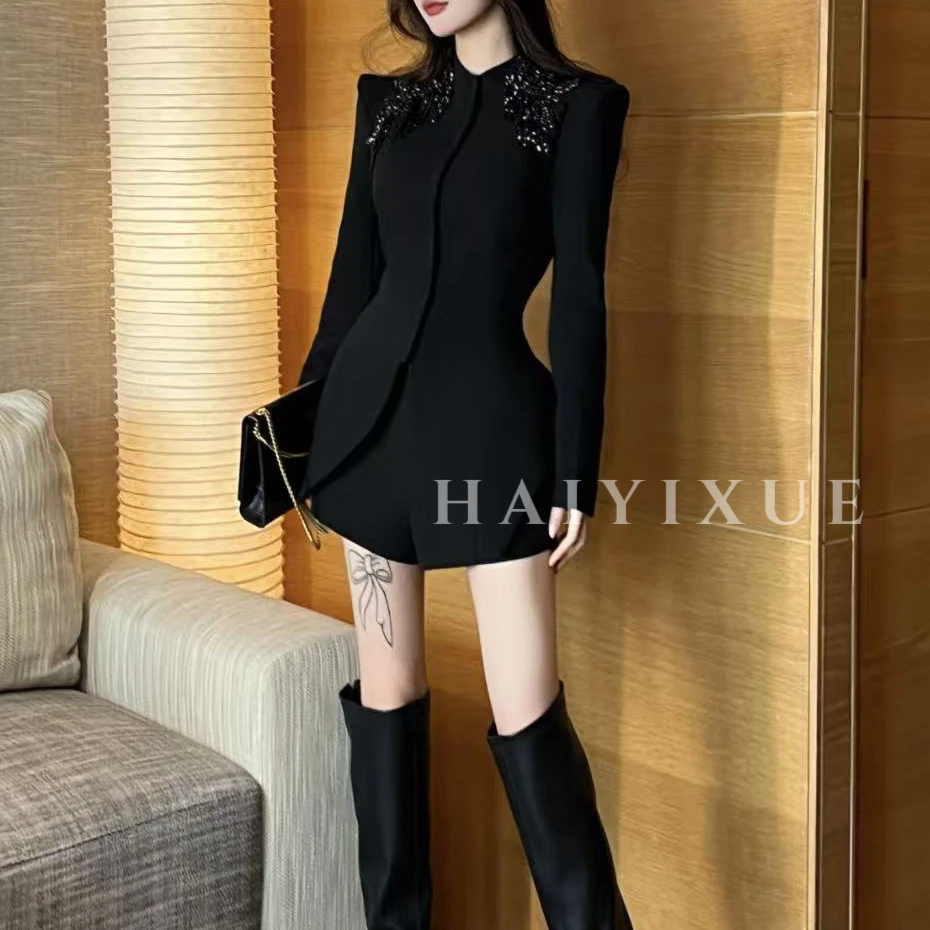 【海哥】高定御姐显瘦收腰中款西装外套