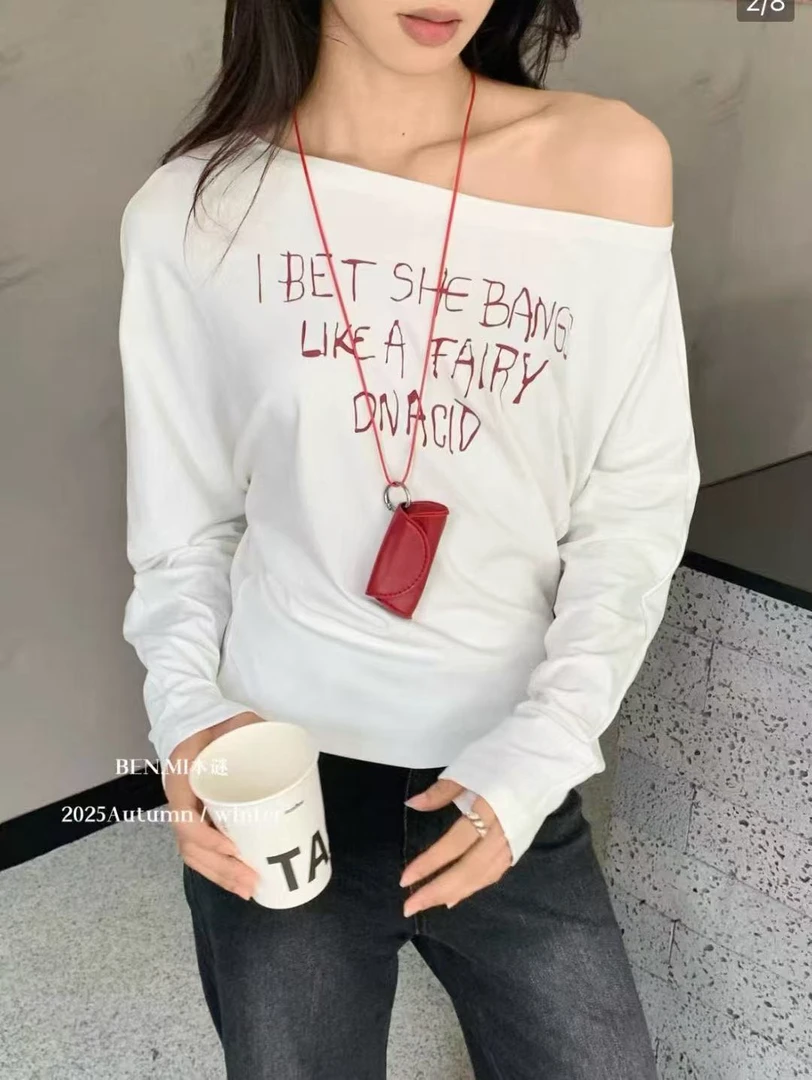 时尚百搭字母6633