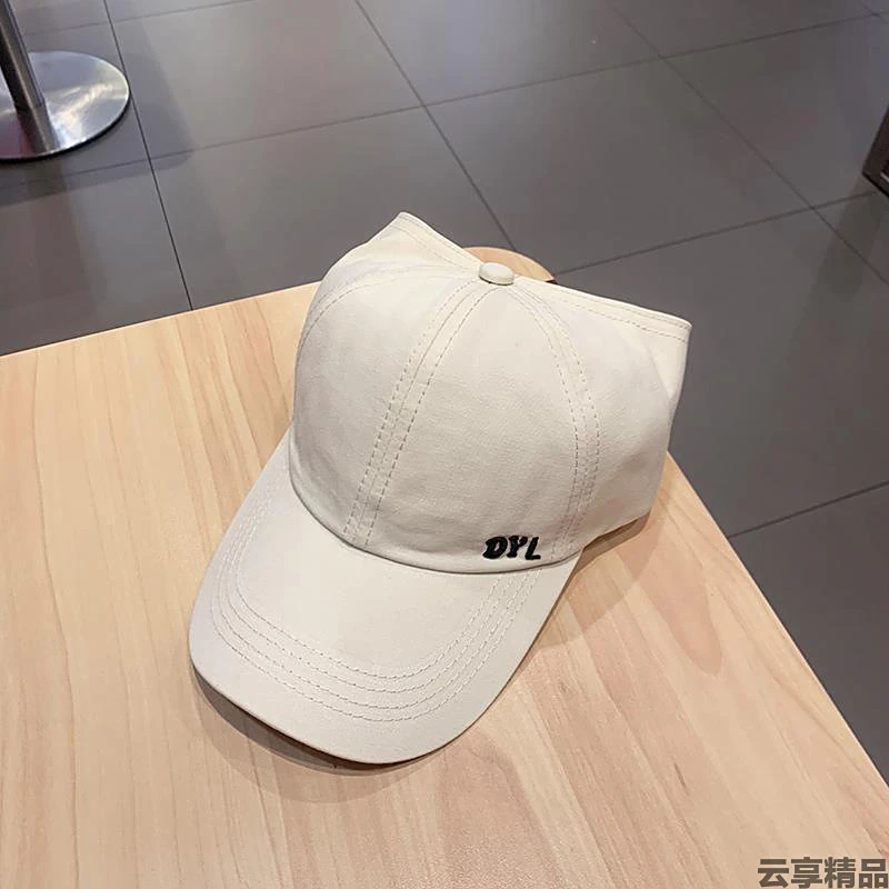 女士夏季可扎高马尾空顶棒球帽休闲遮阳鸭舌帽网红帽子春夏百搭