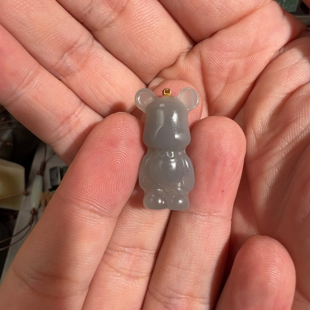 和田玉18K金镶嵌颈饰晚场福利25