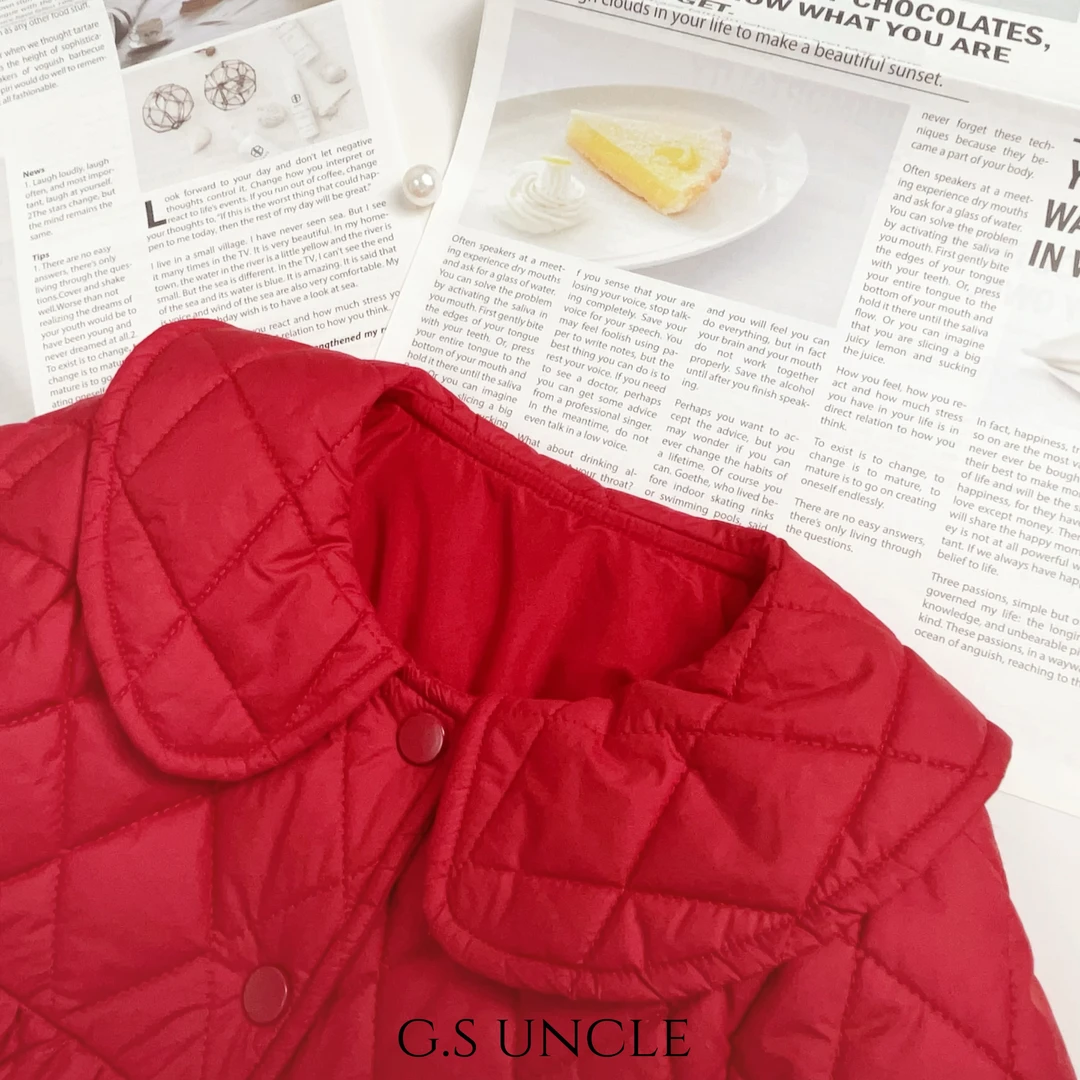 【】Z187儿童冬装新品2025时髦冬季棉服可爱百搭衣服棉服