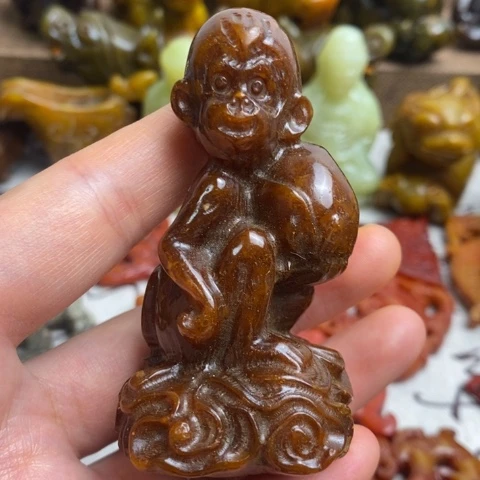 蛇纹石玉未镶嵌颈饰107