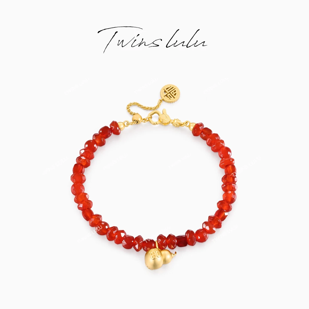 TWINS LULU 流光风 秋上新 时尚百搭招财福禄经典葫芦手链TSS6964