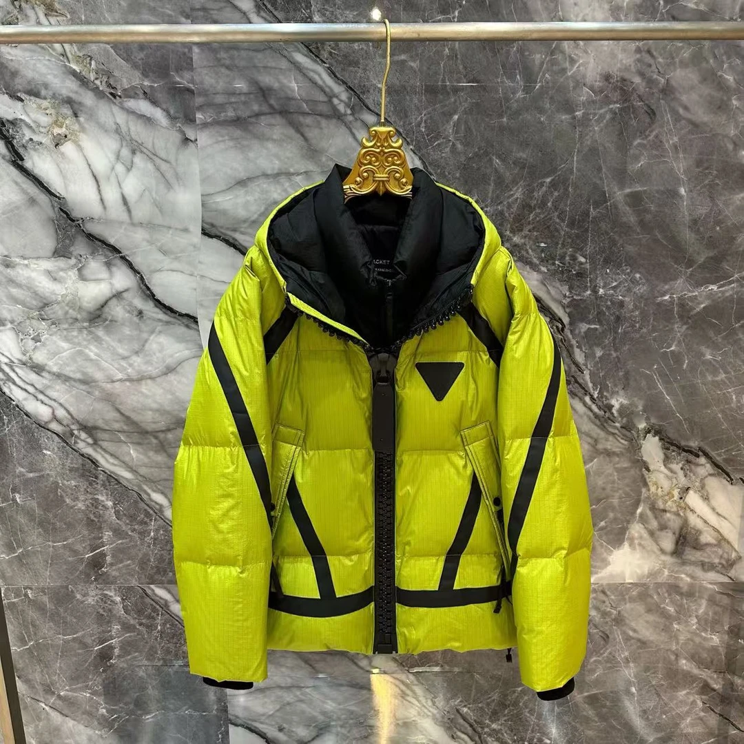 【GY】冬季爆款大拉链设计师风酷炫保暖外套XD1