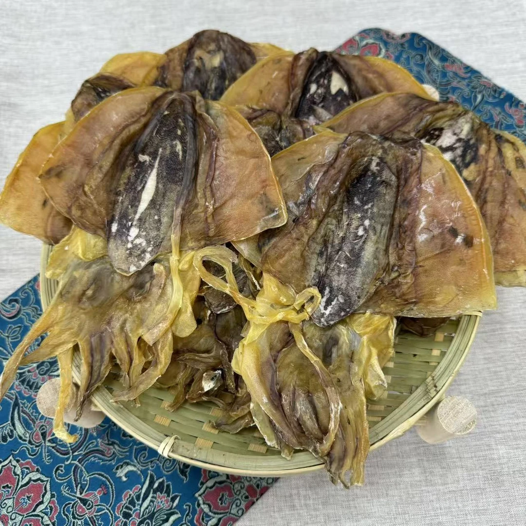 精选靓货 9-10头墨鱼干 淡干 煲汤 好正