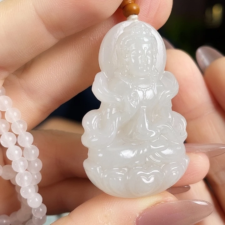 和田玉未镶嵌颈饰定制发货