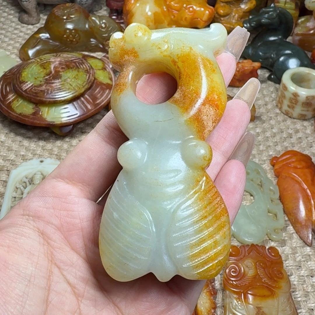 白玉菩提吊坠挂件