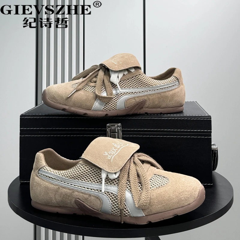 纪诗哲薄底赛车鞋男新款夏季透气潮牌超火慢跑运动鞋男软底德训鞋