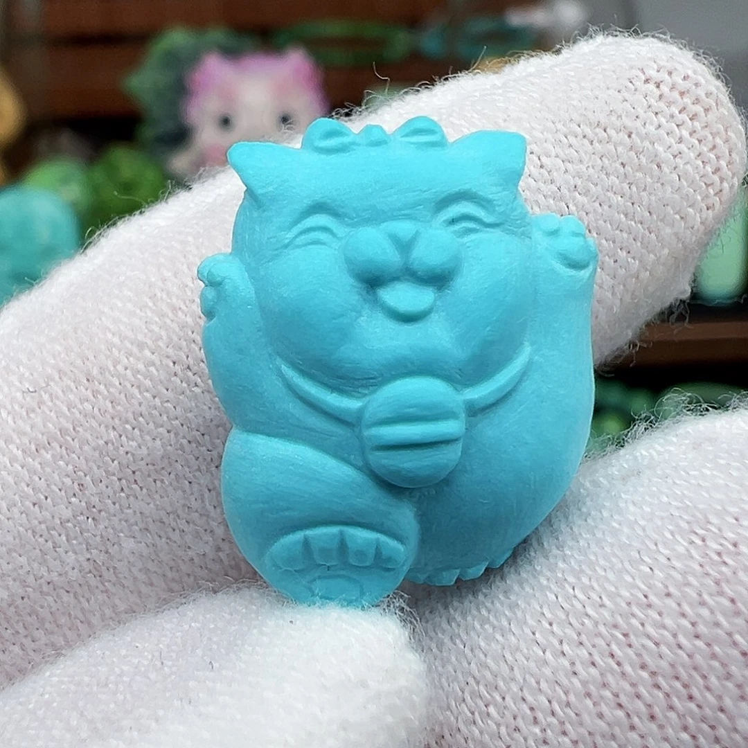 未镶嵌绿松石绿松石主播万丽