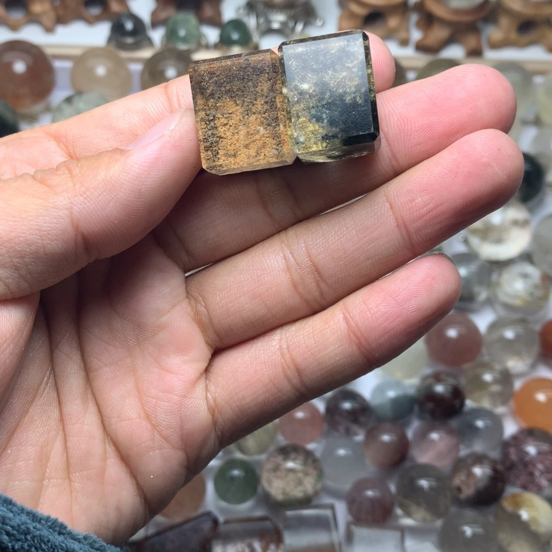 水晶珠宝半成品未镶嵌机***孟幽灵方糖