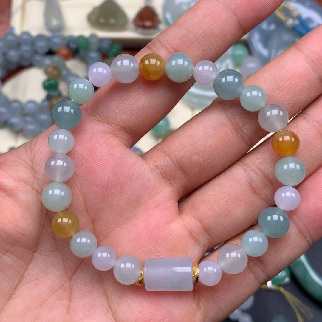 未镶嵌手链翡翠手串