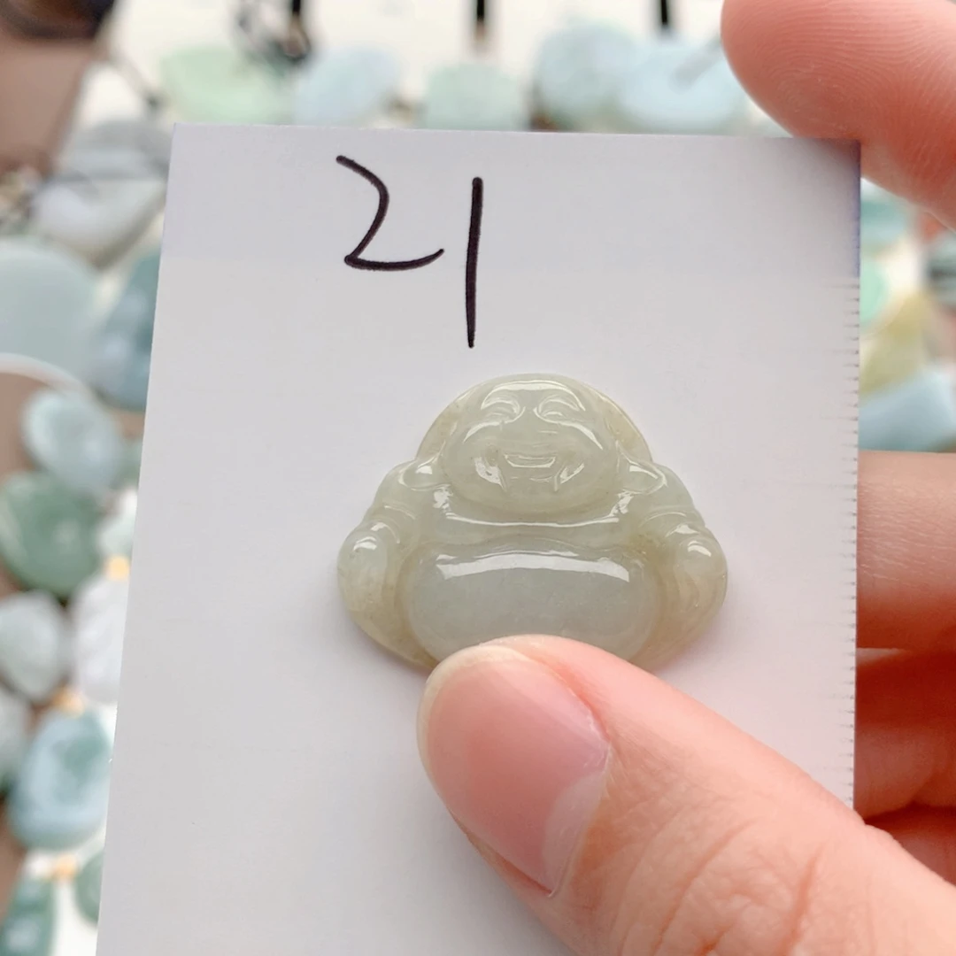 翡翠未镶嵌颈饰吊坠