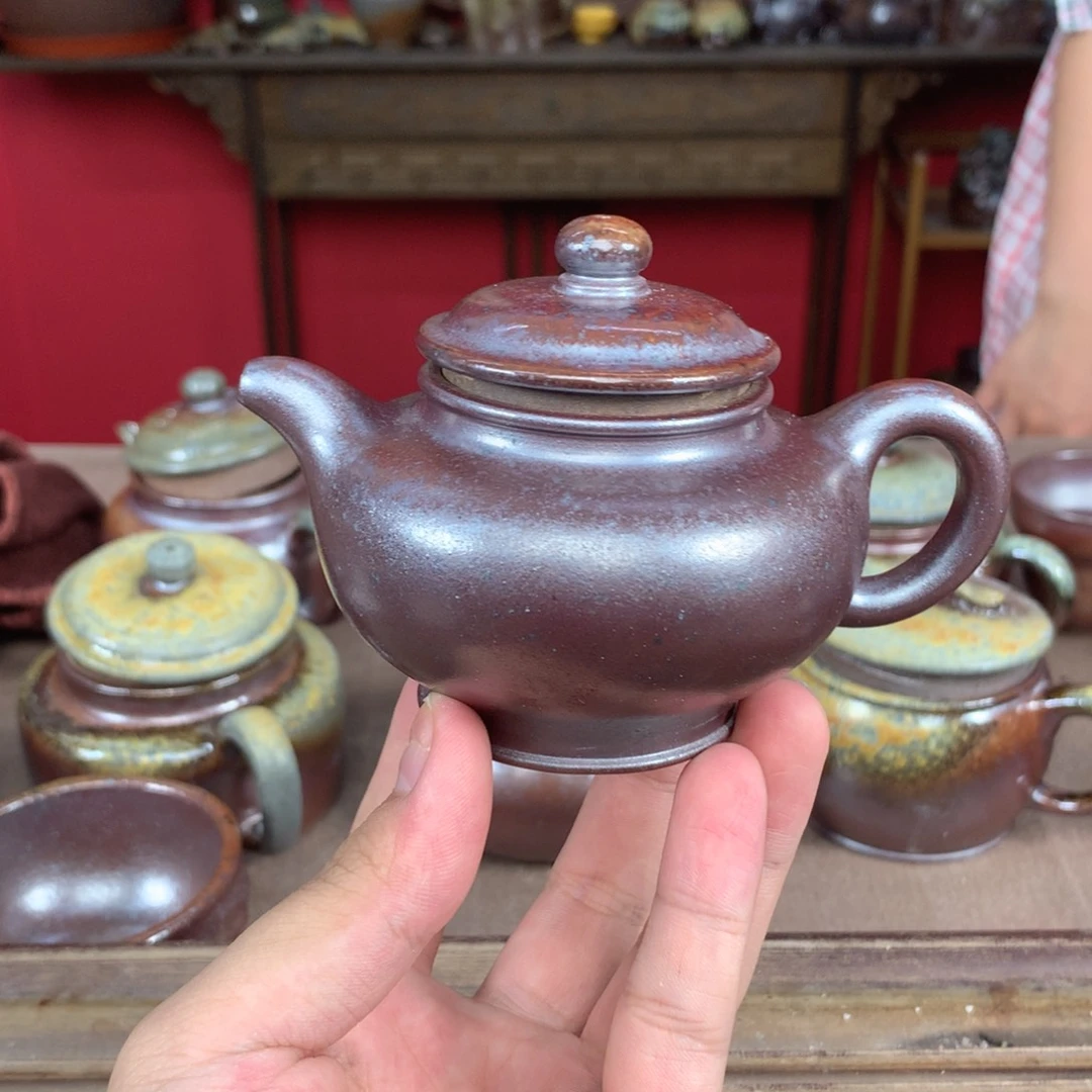 紫砂紫砂纯自然柴烧