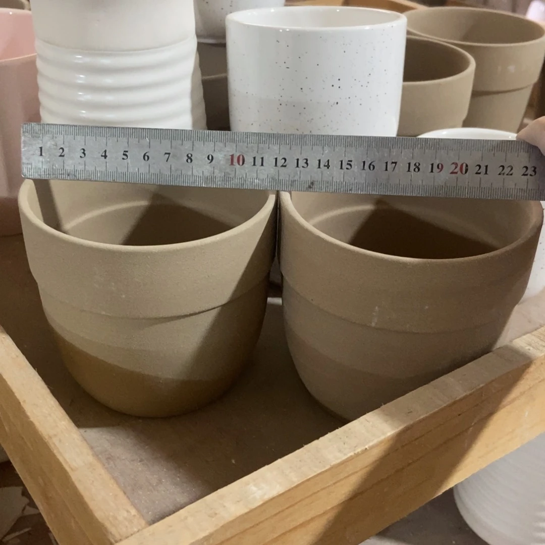 红陶高温陶瓷花盆