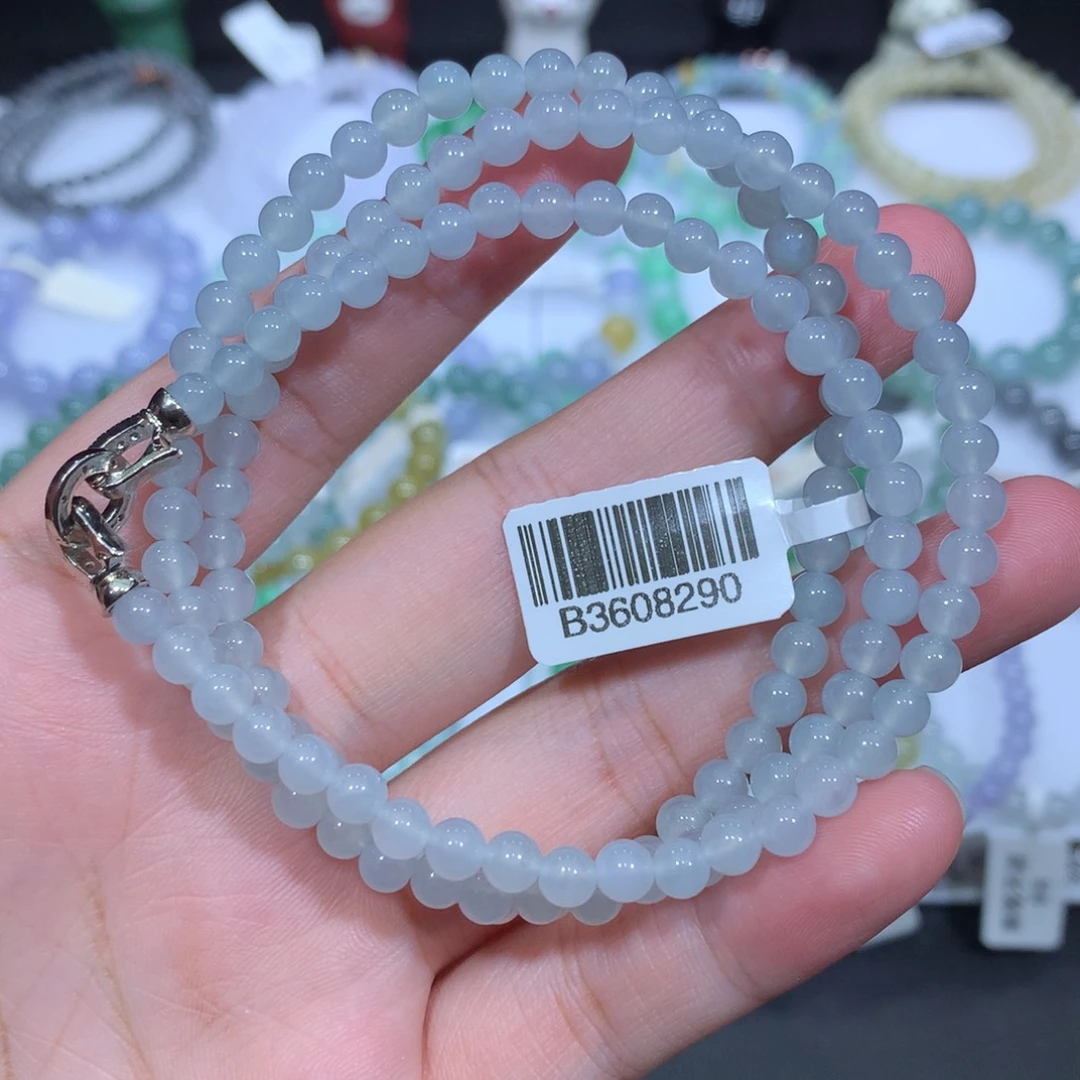 翡翠未镶嵌手串天然