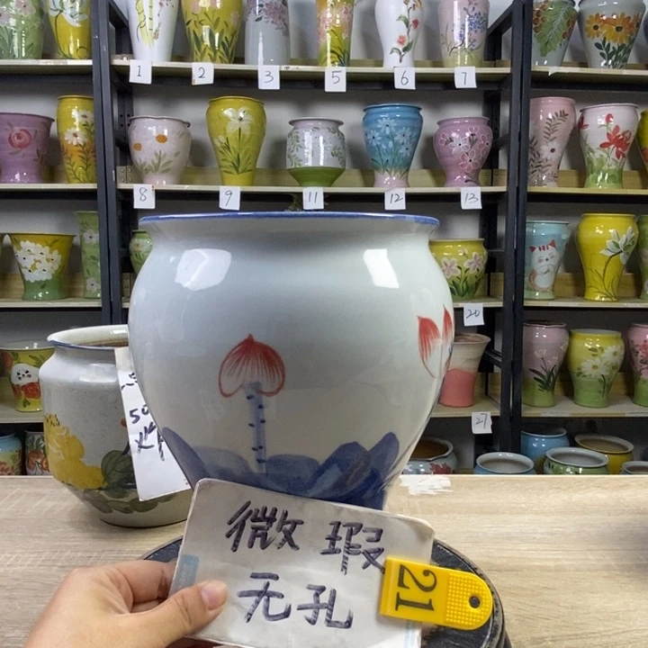 景德镇高温陶瓷花盆