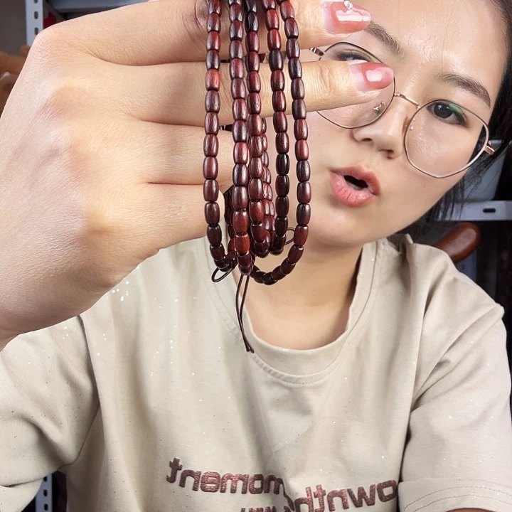 檀香紫檀（小叶紫檀）小叶紫檀米珠