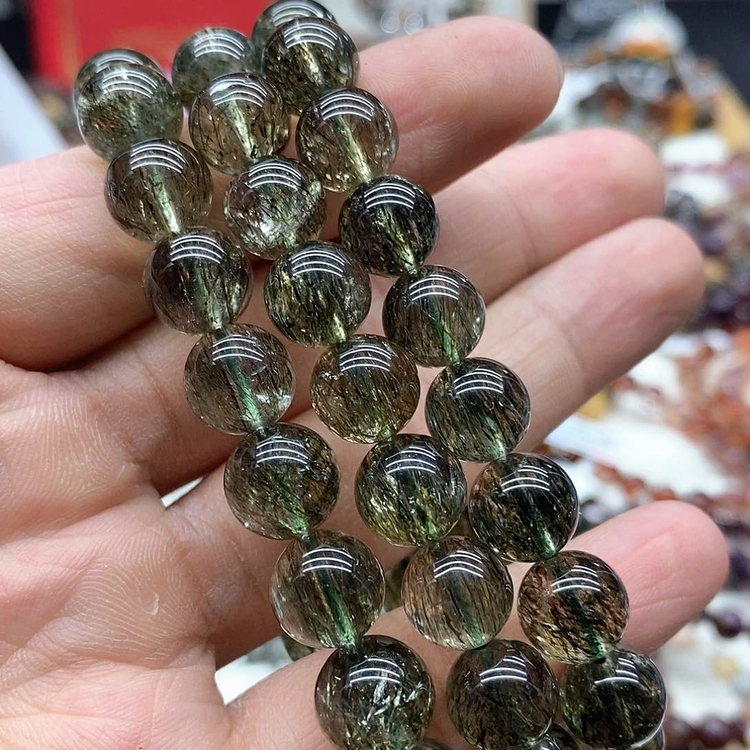 水晶手链未镶嵌多样性发货发一条