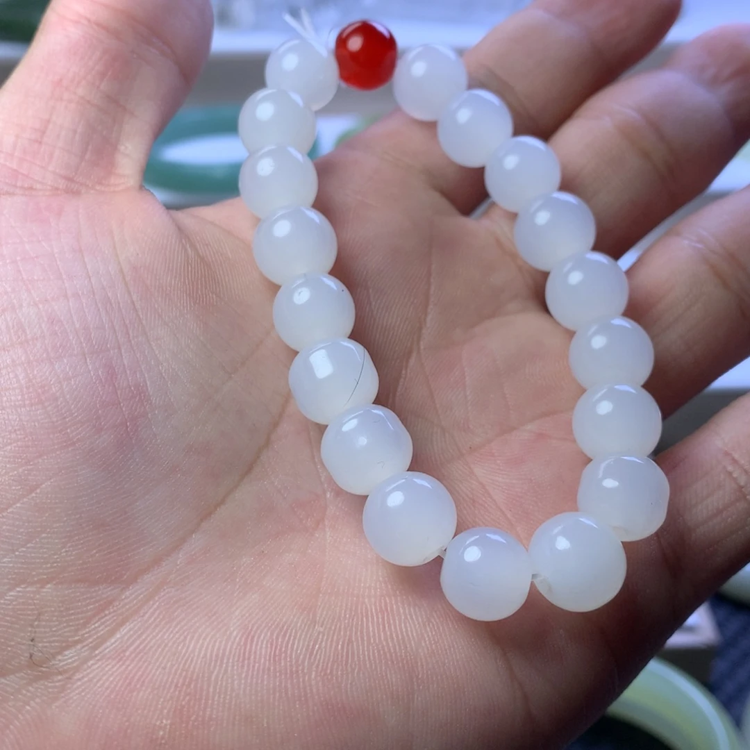 非金属新疆田玉手串