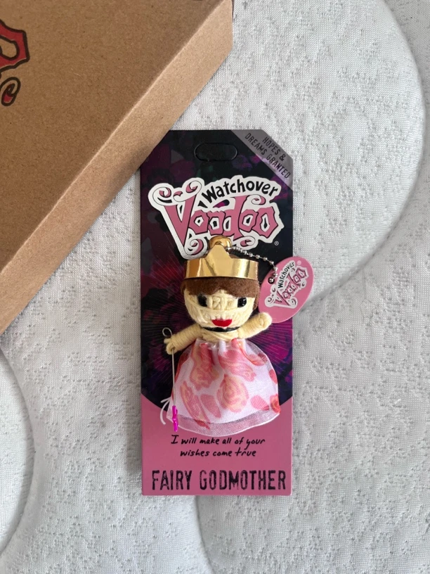 潮玩手工DIY木乃伊巫毒娃娃缠线玩偶公仔挂件（带故事卡）-仙女教母