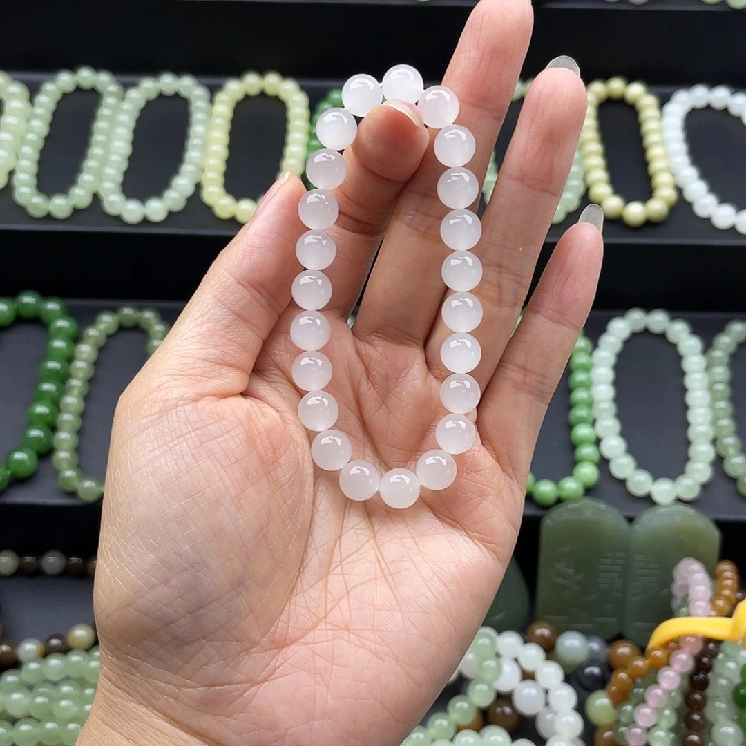 和田玉未镶嵌手串