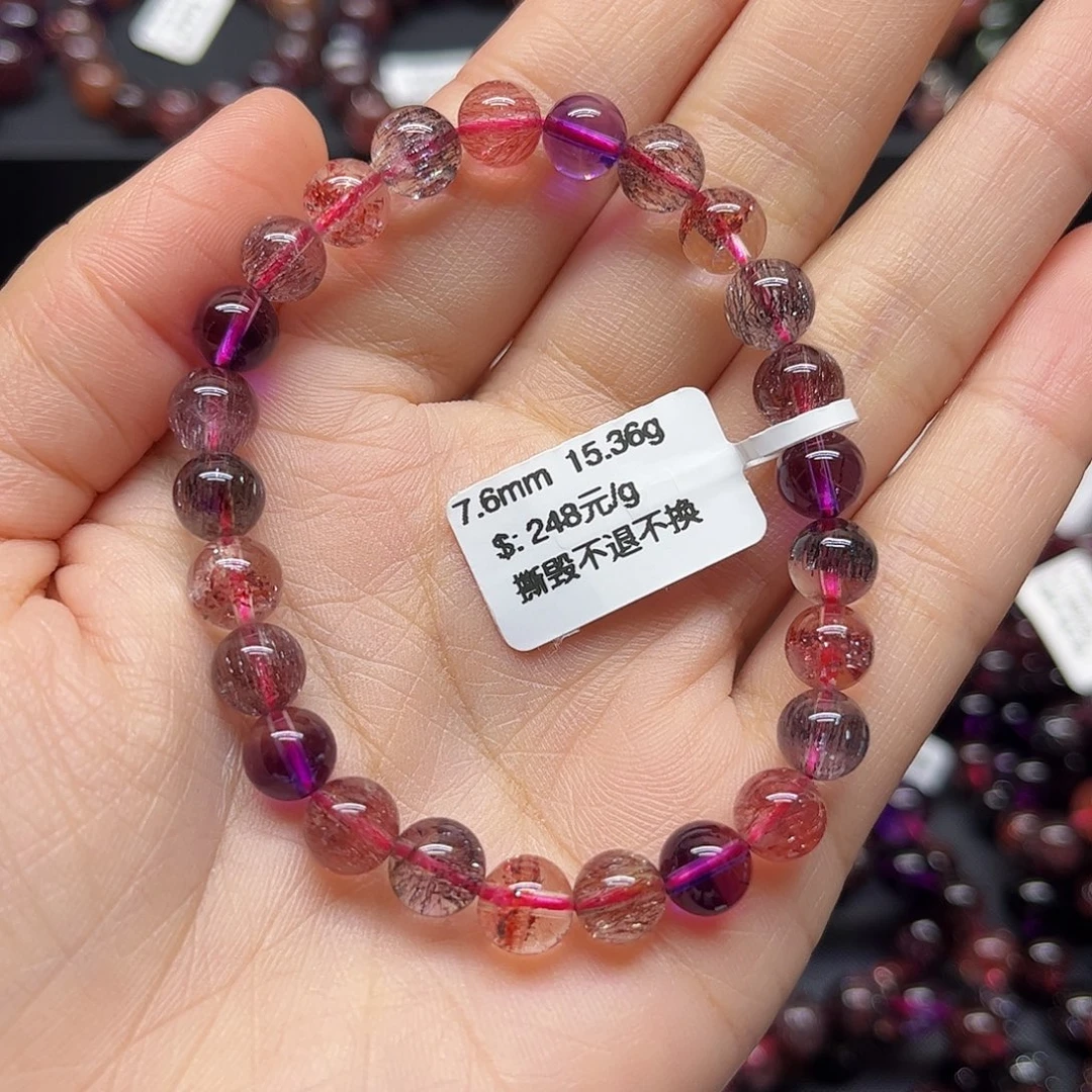 早***干手链水晶未镶嵌手链