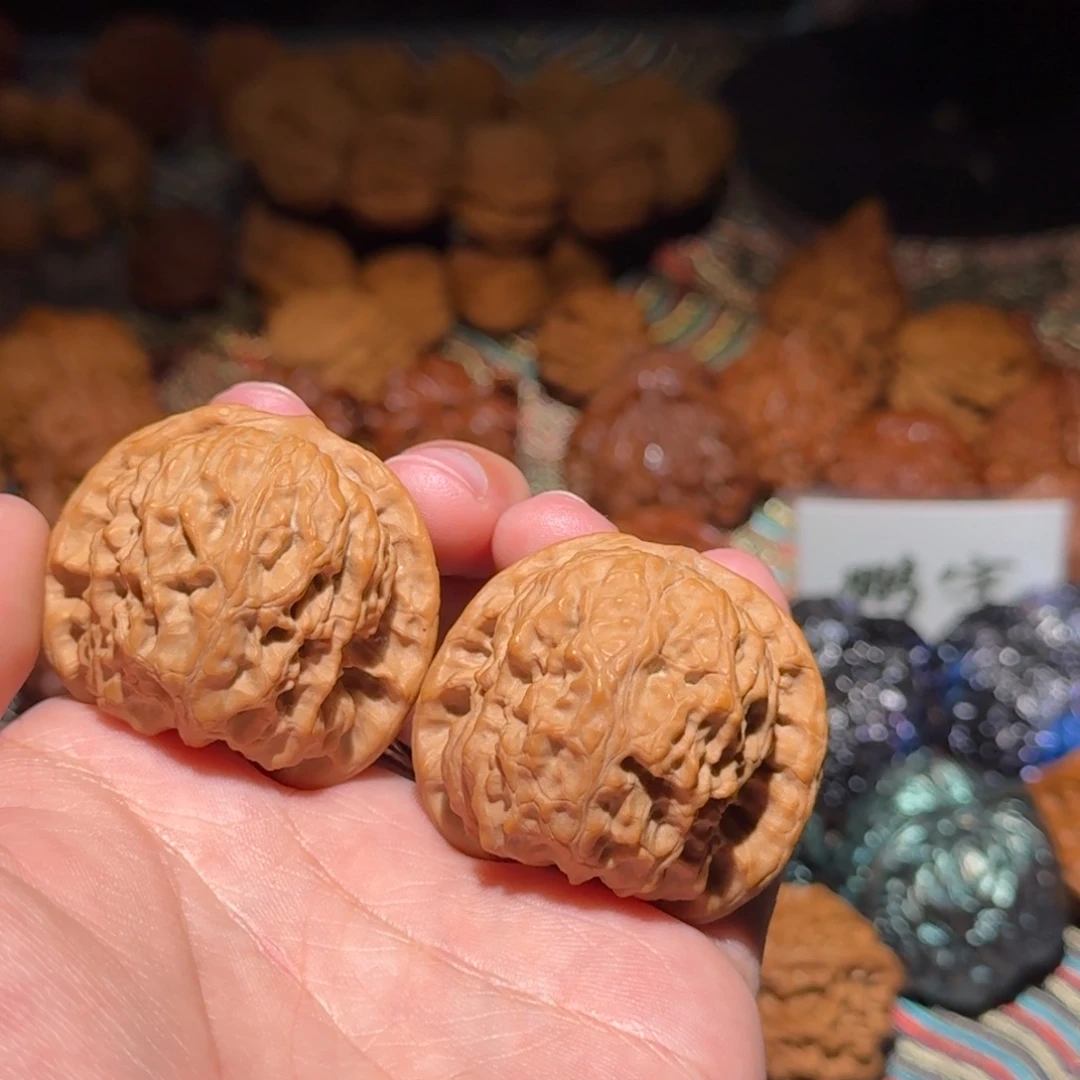 把件核桃2102号42昌闷文玩核桃