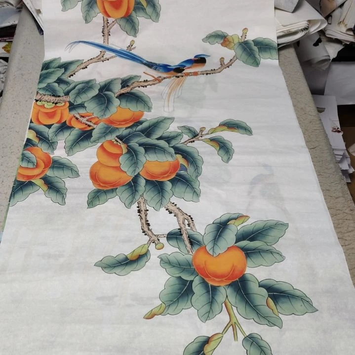 明***李国画国画花鸟花鸟国画