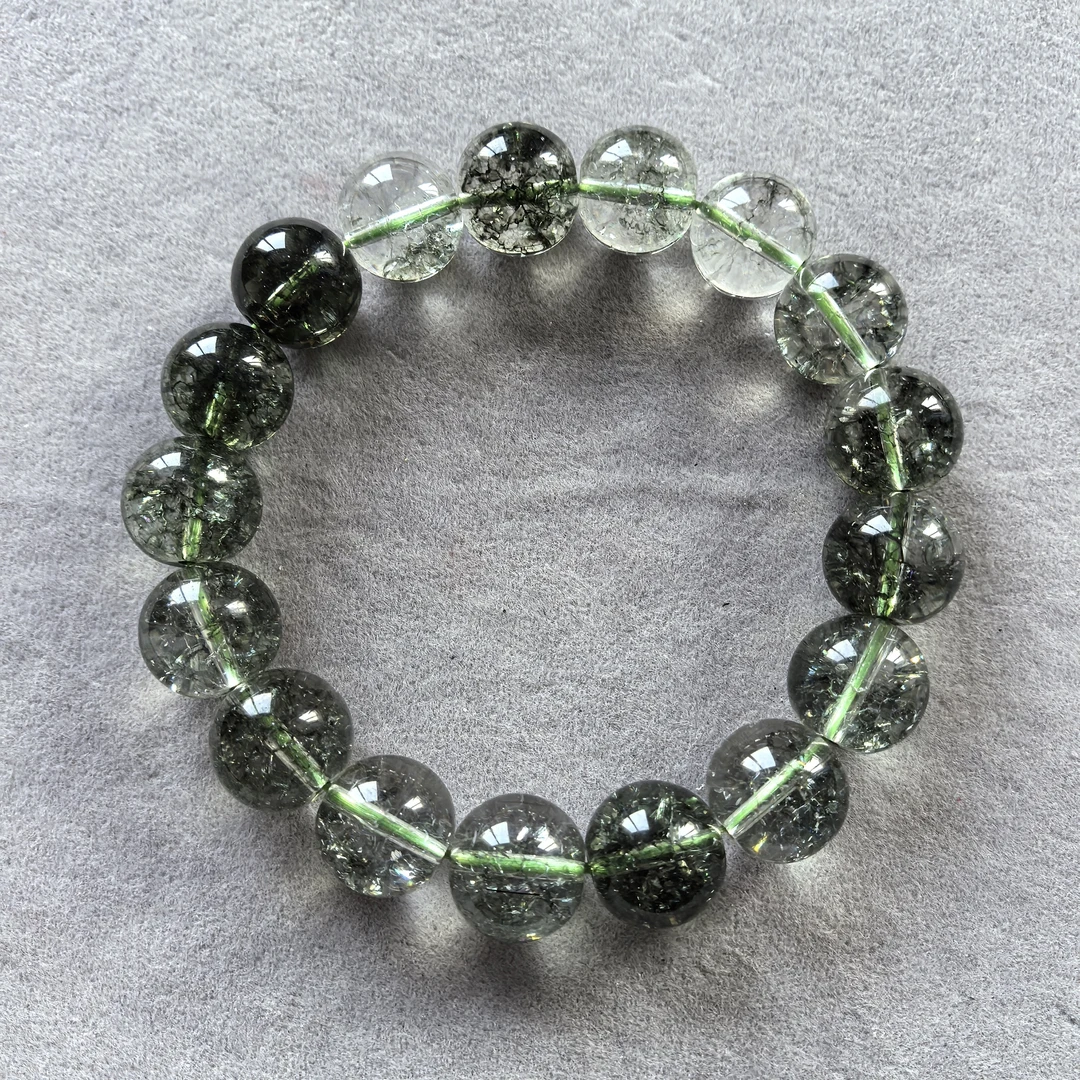 517号-翠绿色圆珠手串多样性