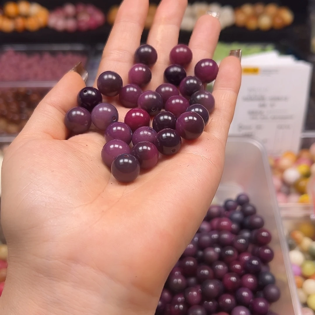 菩提根/象牙果手串卡12左右紫葡桃园150颗
