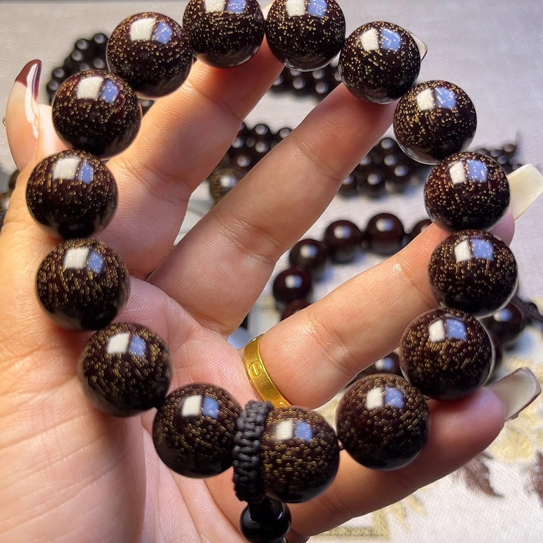 檀香紫檀（小叶紫檀）1.5 15颗爆星