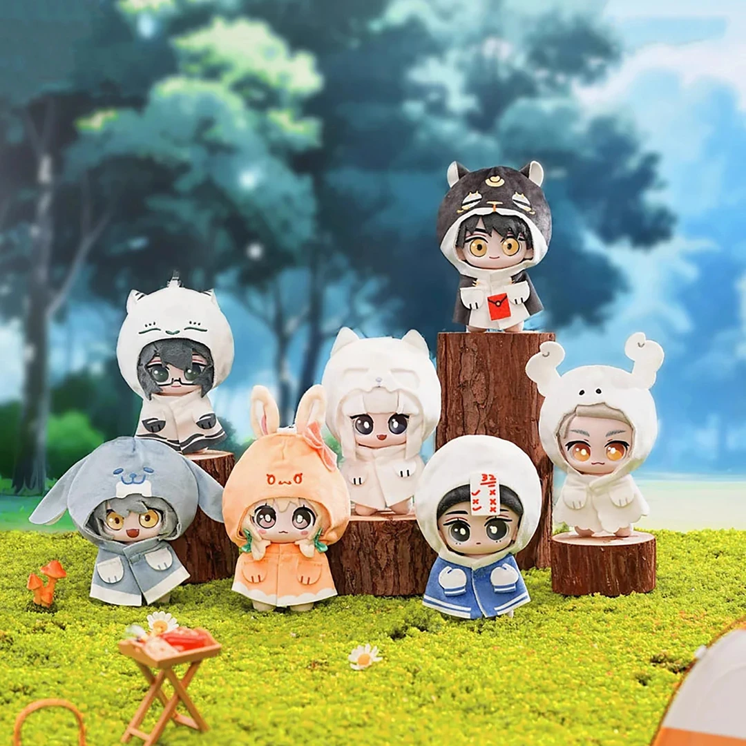 【开盒不退不H】非人哉伸手手系列搪胶毛绒盲盒公仔潮玩公仔挂件玩