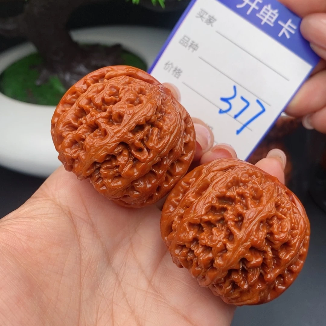 文玩核桃把件45粗筋377