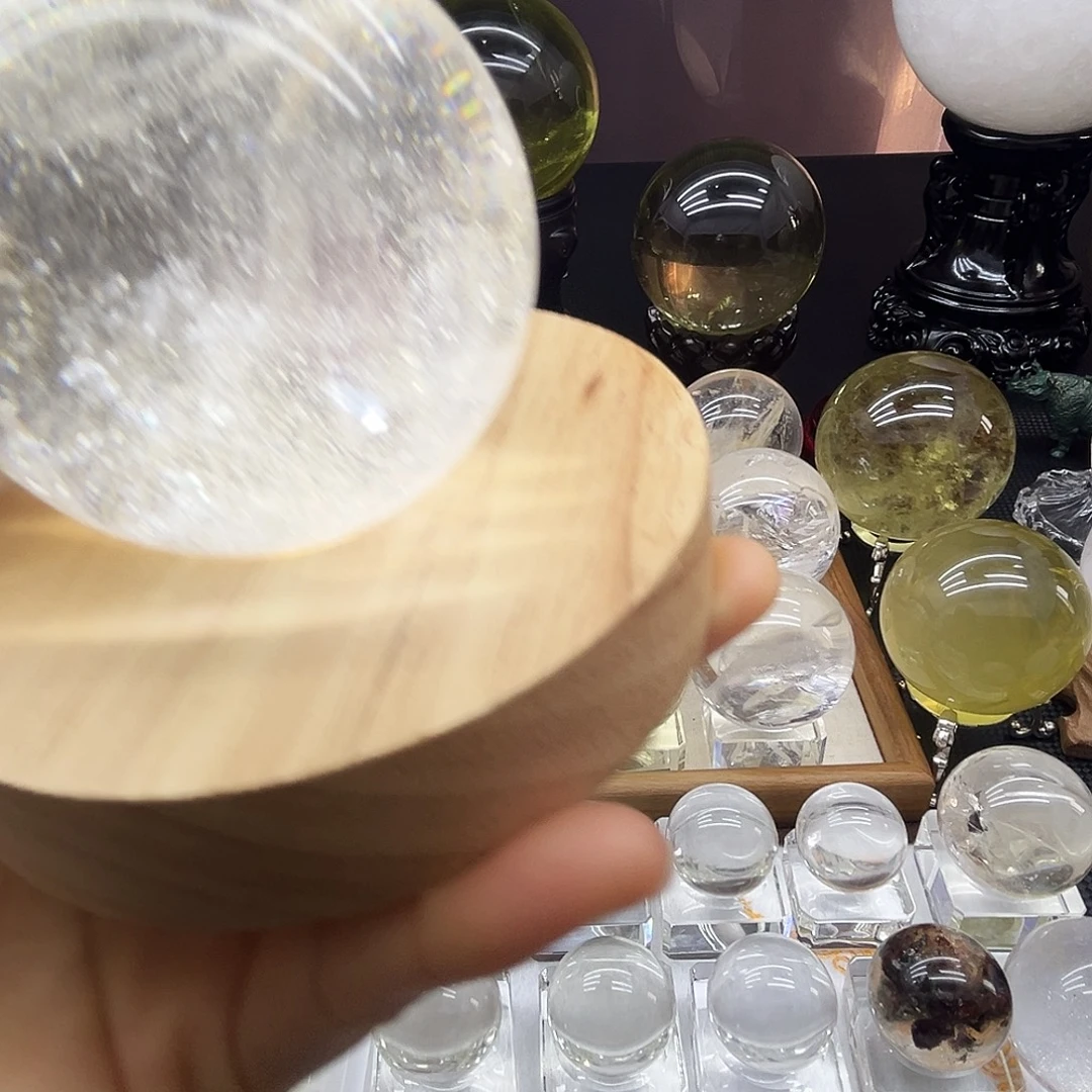 水晶未镶嵌珠宝半成品6.52公分