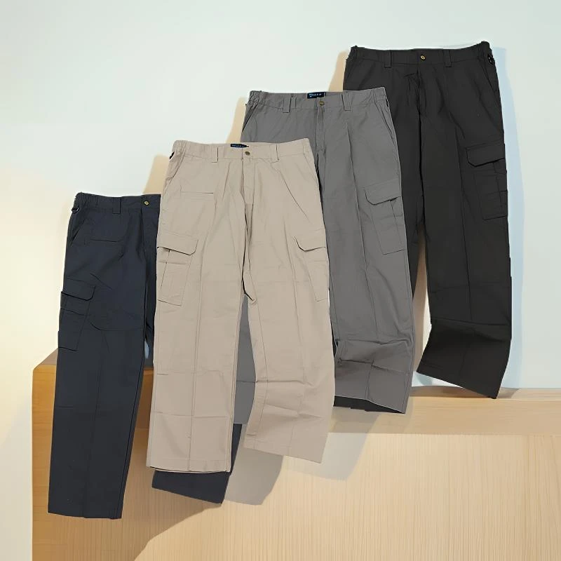 美式户外防泼战术长裤加肥加大码潮胖子男多袋工装裤耐磨直筒长裤