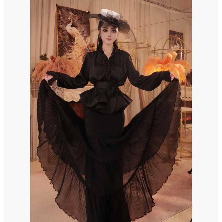 【星姐推荐】星原创高级定制【都柏林糖罐】设计师小众轻奢名媛半身裙