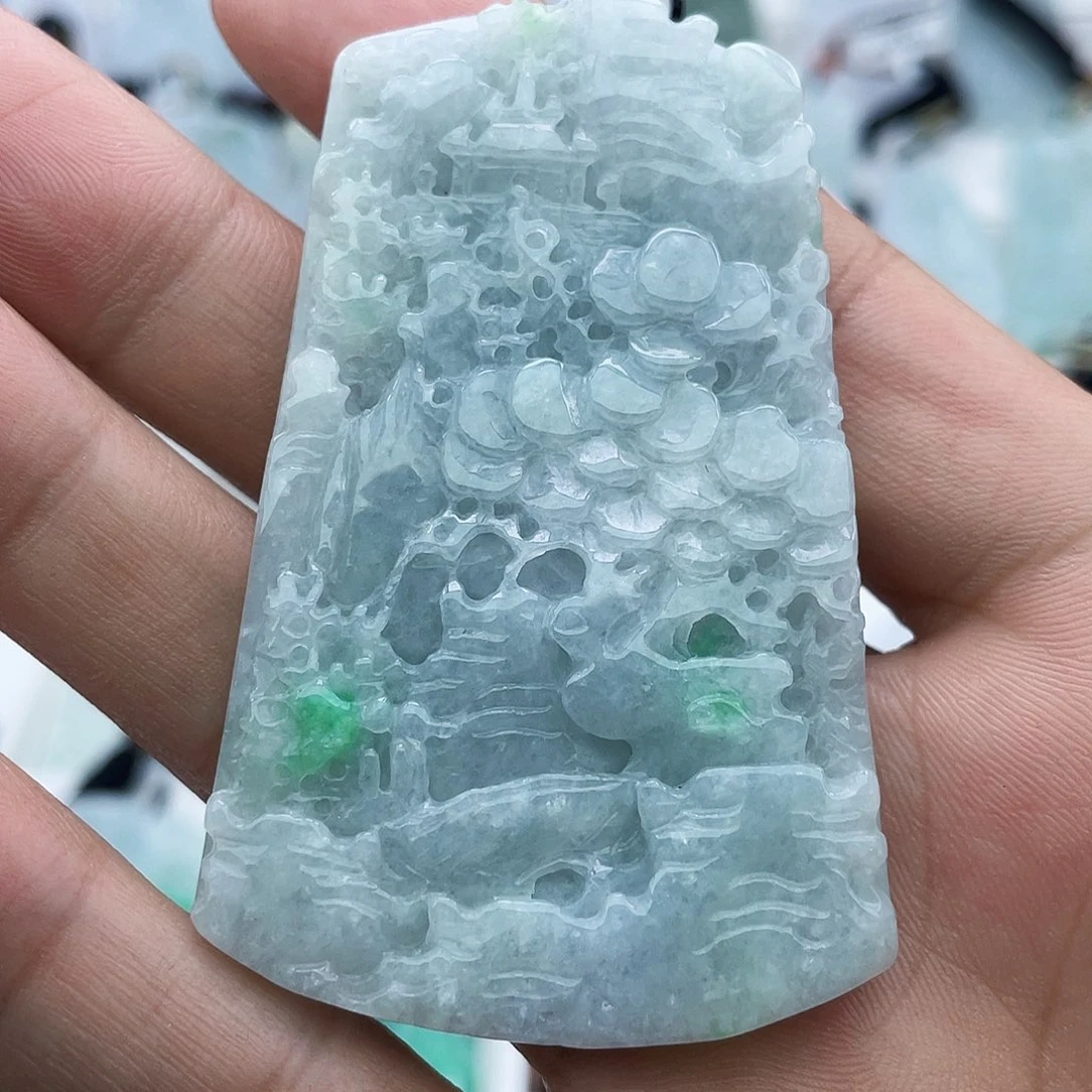 颈饰未镶嵌翡翠翡翠